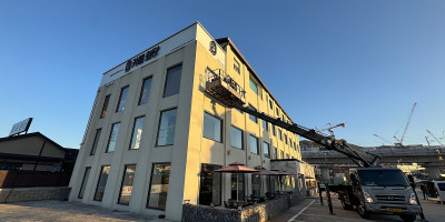 [경기 광주 유리창청소] 곤지암 대형 카페 외벽 유리 세척 및 거미줄 제거 후기