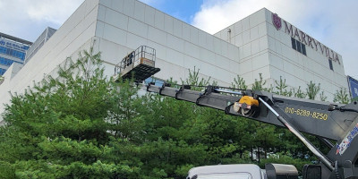 [인천 유리창청소] 송도 메리빌리아 웨딩홀 - 첫인상을 결정짓는 맑은 시야, 대형 상업 시…